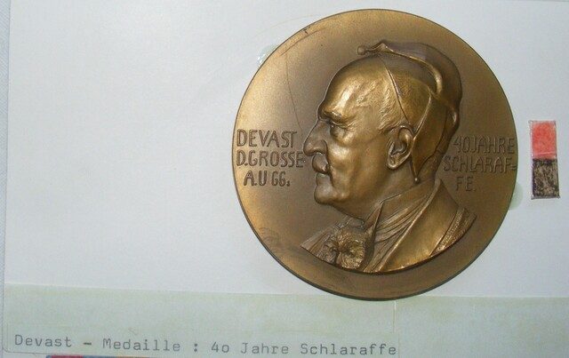 Devast-Medaille: 40 Jahre Schlaraffe